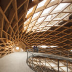 Vogelobservatorium 'T IJ
ontwerp RO&AD architecten en RAU met houten Zollinger-constructie