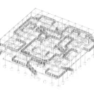 Study Pavilion 22 Aksonometrija